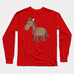 farmer's horse Long Sleeve T-Shirt